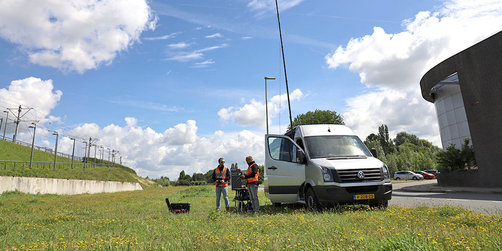 Dronepoint droneteam aan het werk